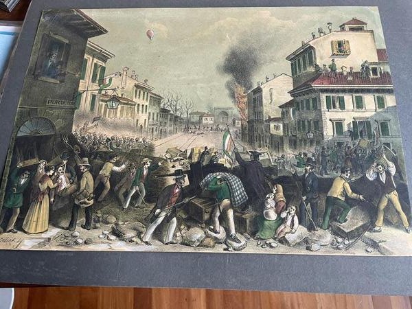 RICORDO DELLE CINQUE GIORNATE 1848 A PORTA TOSA. | Immagine Gallery 1