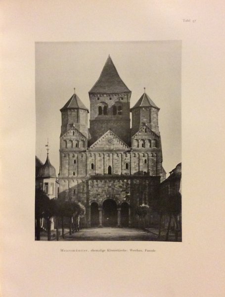 ROMANISCHE KIRCHEN IM ELSASS. - Ein Beitrag zur Geschichte der …