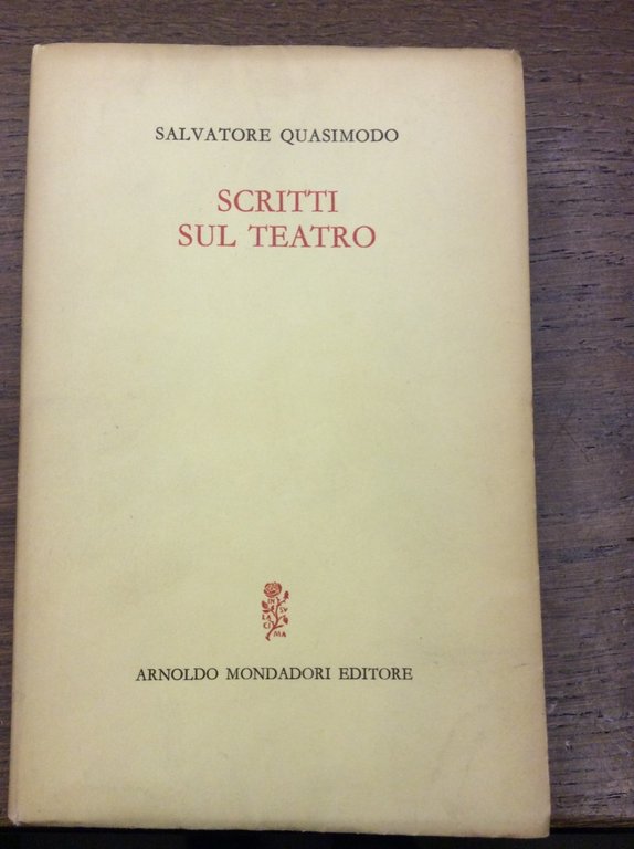SCRITTI SUL TEATRO.