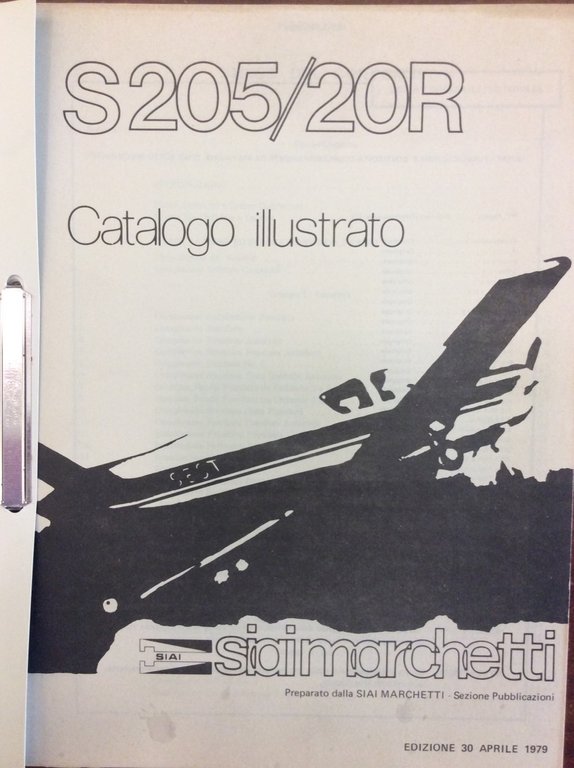 SIAI MARCHETTI S205 / 20R. - Catalogo illustrato.