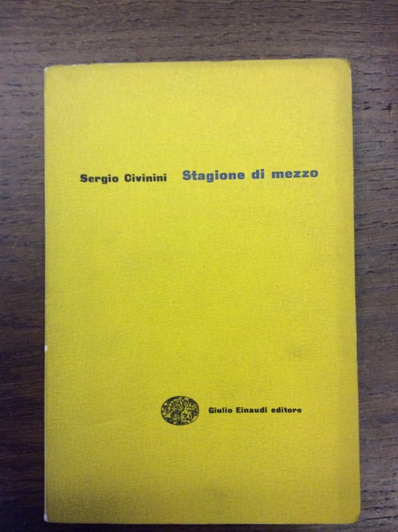 STAGIONE DI MEZZO. - I Gettoni - 39.