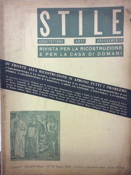 STILE. N. 44 - AGOSTO 1944. - Rivista per la …