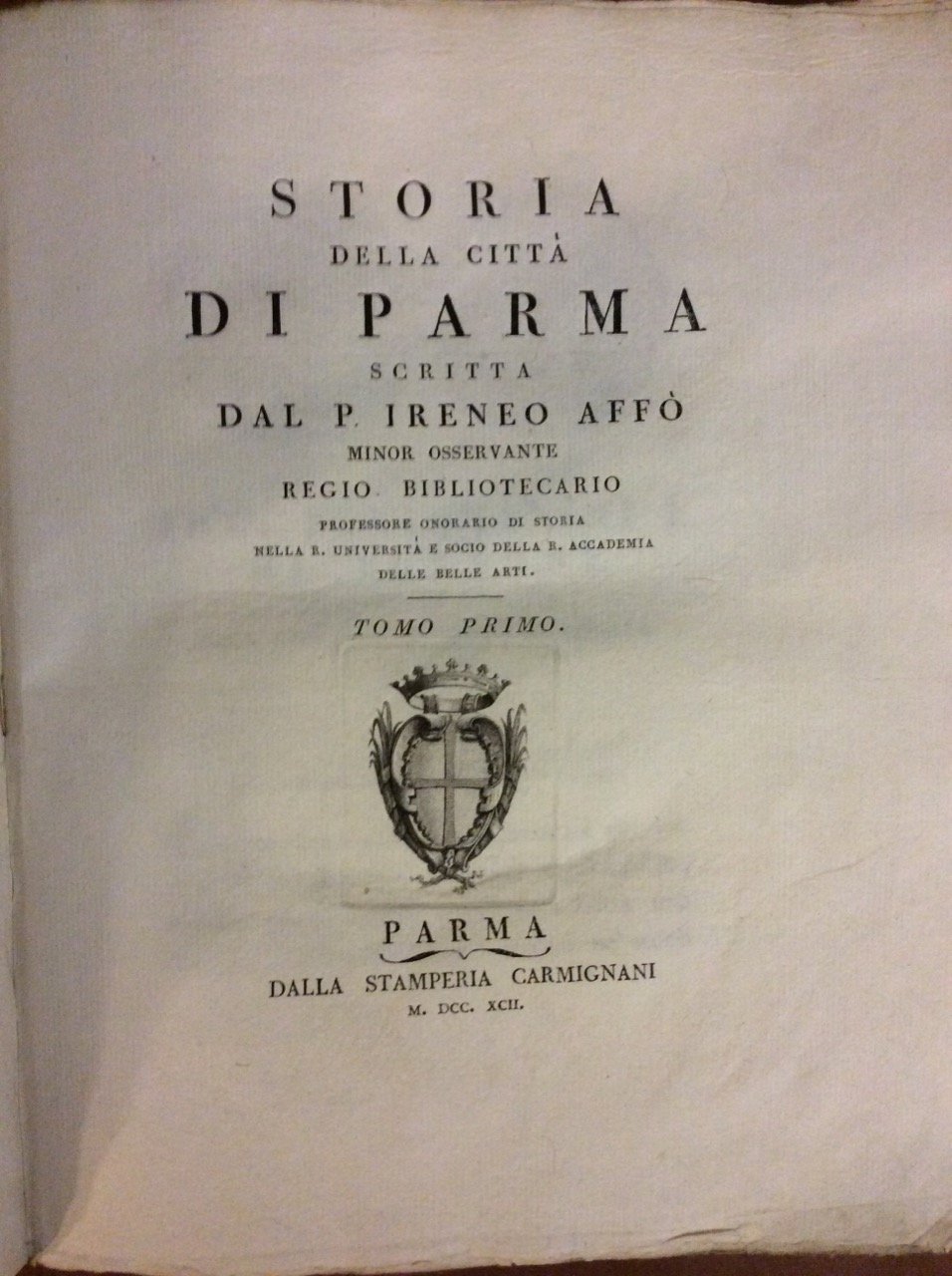 STORIA DELLA CITTA' DI PARMA (unito) STORIA DELLA CITTA' DI … | Immagine principale