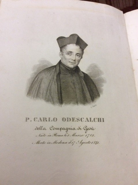 STORIA DELLA VITA DEL P. CARLO ODESCALCHI. - Della Compagnia …