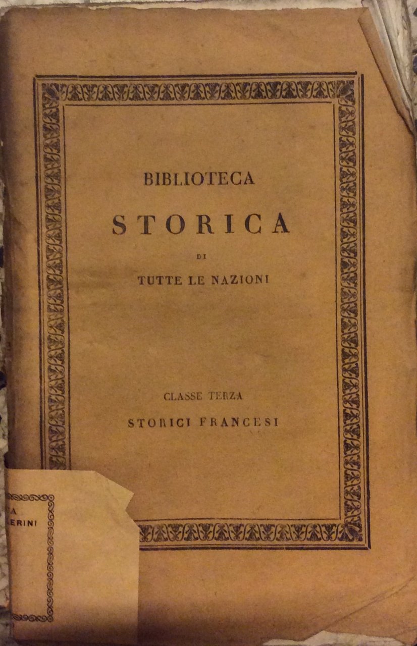 STORIA DI RUSSIA. - Volgarizzata.