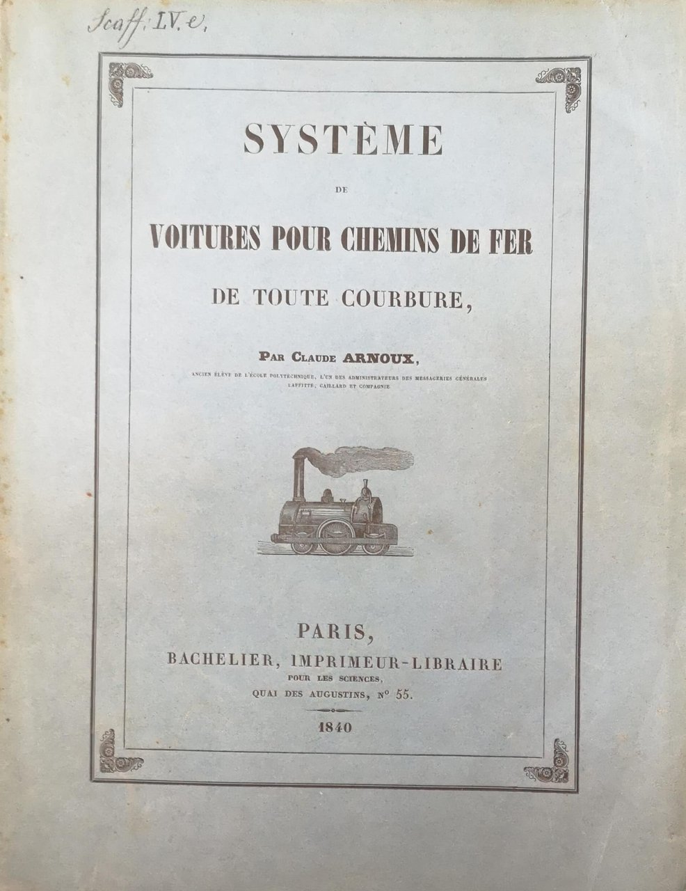 SYSTEME DE VOITURES POUR CHEMINS DE FER DE TOUTE COURBURE.