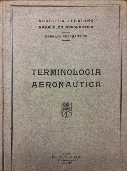 TERMINOLOGIA AERONAUTICA.