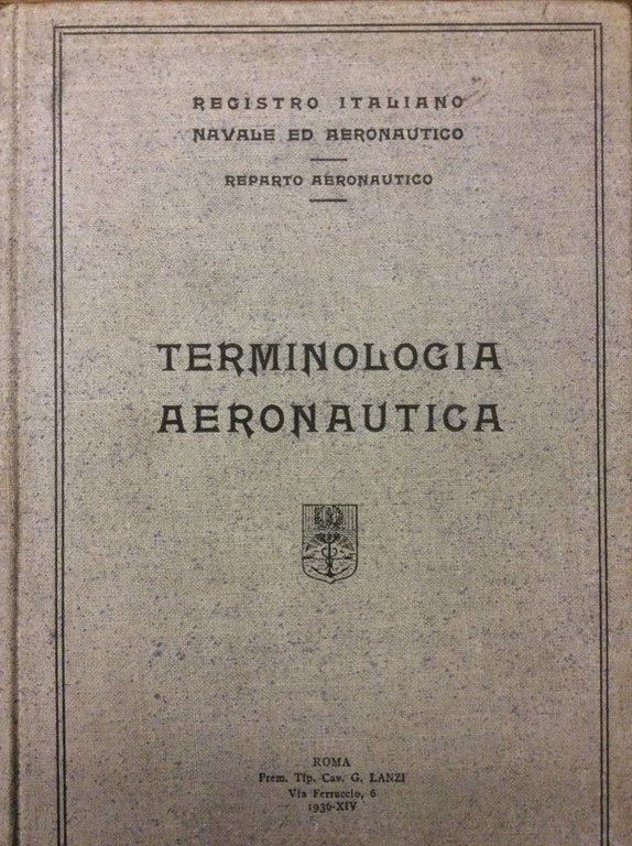 TERMINOLOGIA AERONAUTICA.