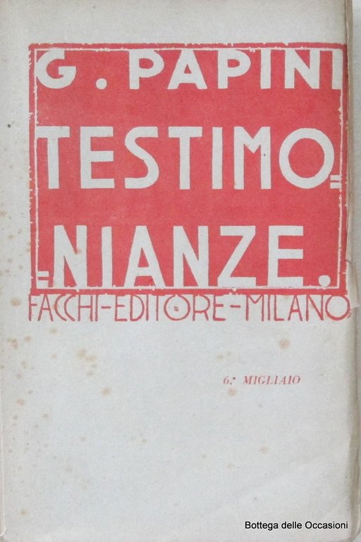 TESTIMONIANZE.