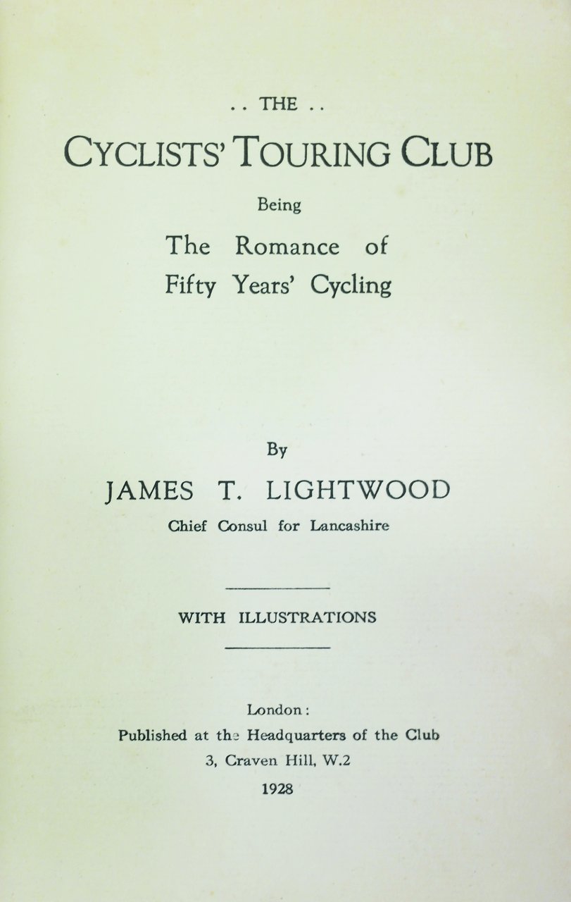 THE CYCLISTS' TOURING CLUB.