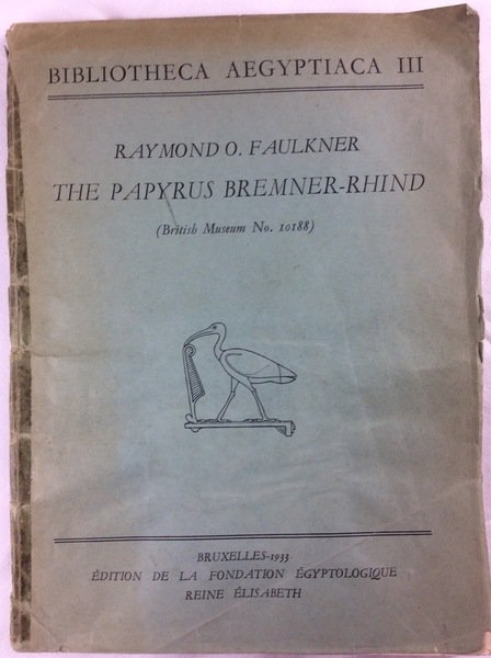 THE PAPYRUS BREMNER-RHIND.