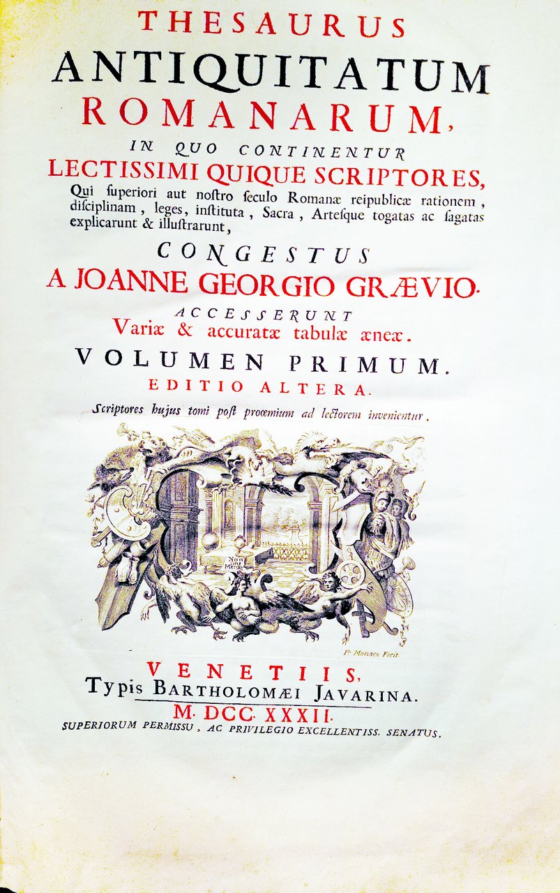 THESAURUS ANTIQUITATUM ROMANARUM... // THESAURUS GRAECARUM ANTIQUITATUM... // NOVUS THESAURUS …