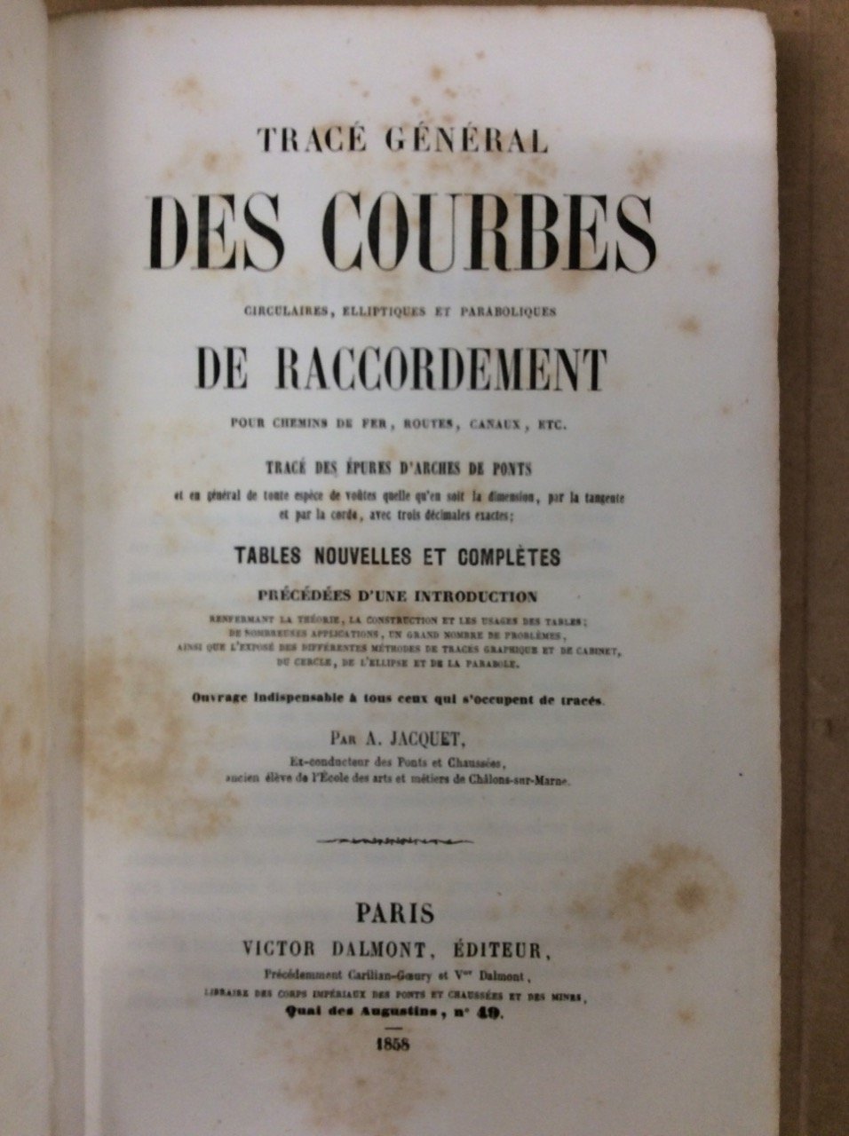 TRACE GENERAL DES COURBES CIRCULAIRES, ELLIPTIQUES ET PARABOLIQUES DE RACCORDEMENT …