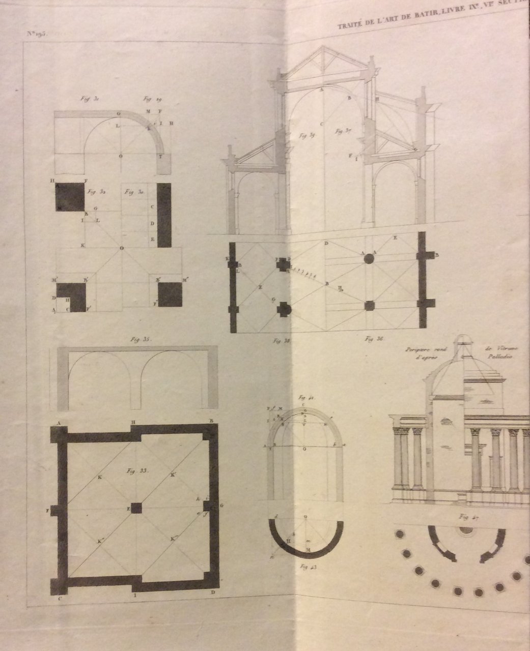 TRAITE' THEORIQUE ET PRATIQUE DE L'ART DE BATIR.