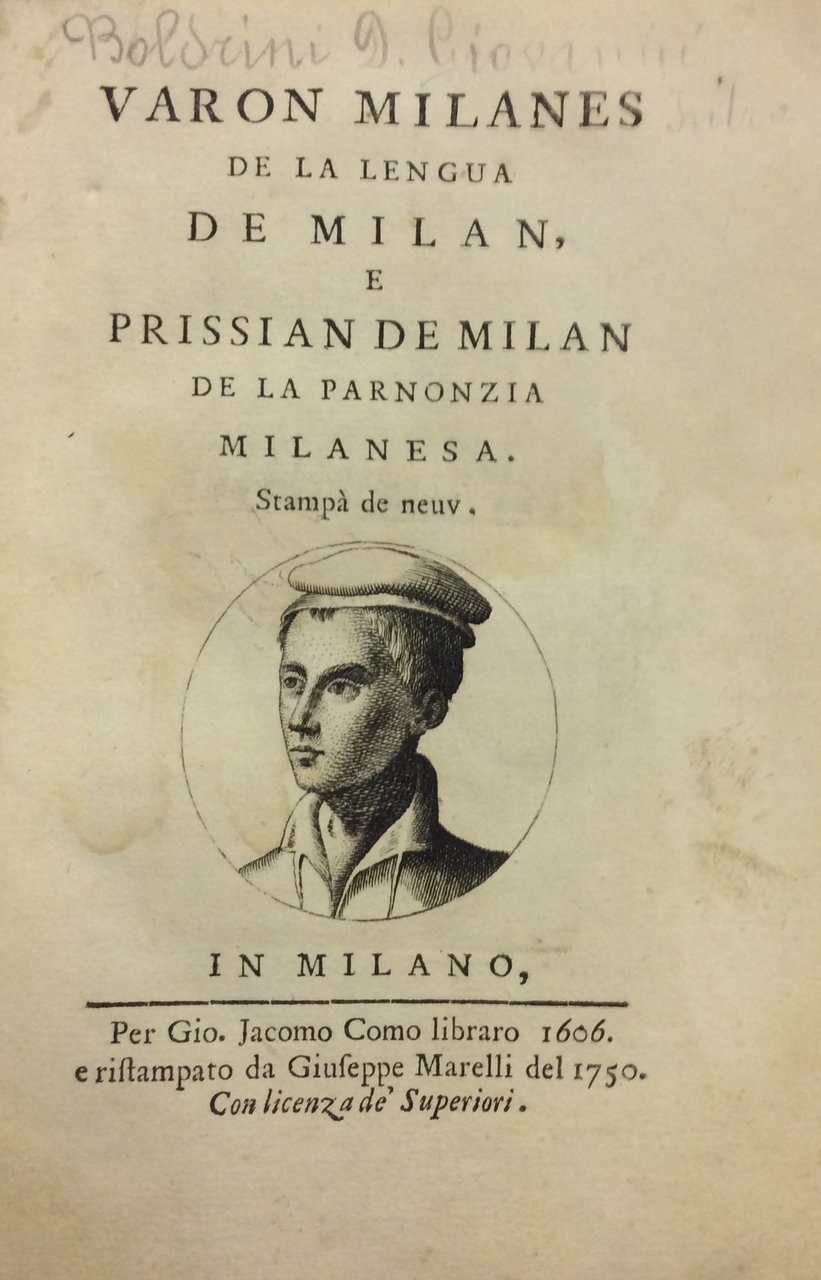VARON MILANES DE LA LENGUA DE MILAN E PRISSIAN DE …