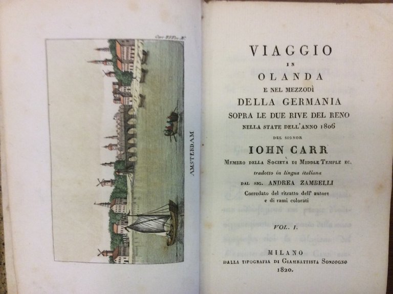 VIAGGIO IN OLANDA E NEL MEZZODÌ DELLA GERMANIA SOPRA LE …