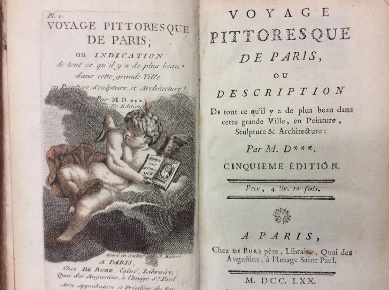 VOYAGE PITTORESQUE DE PARIS. - Ou description de tout ce …