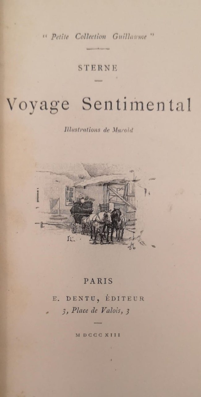 VOYAGE SENTIMENTAL. - Petite Collection Guillaume.