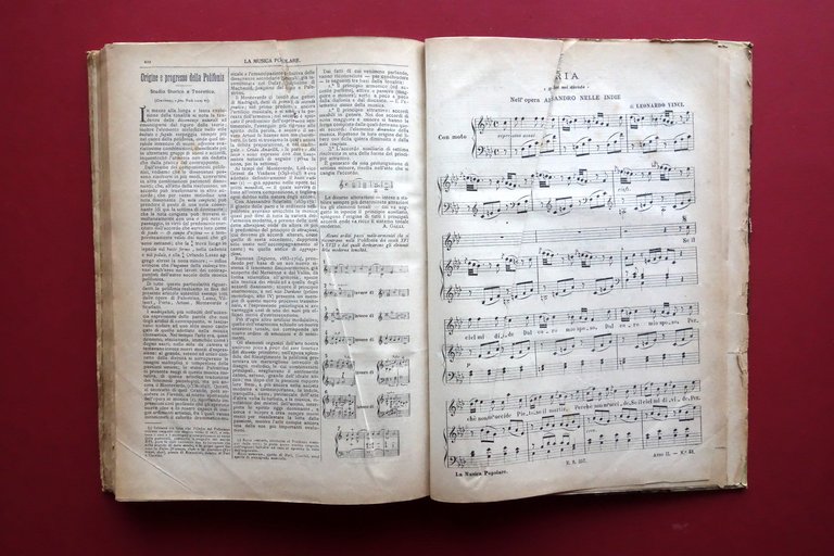 La Musica Popolare Giornale Anno II 1883 52 Numeri Annata …