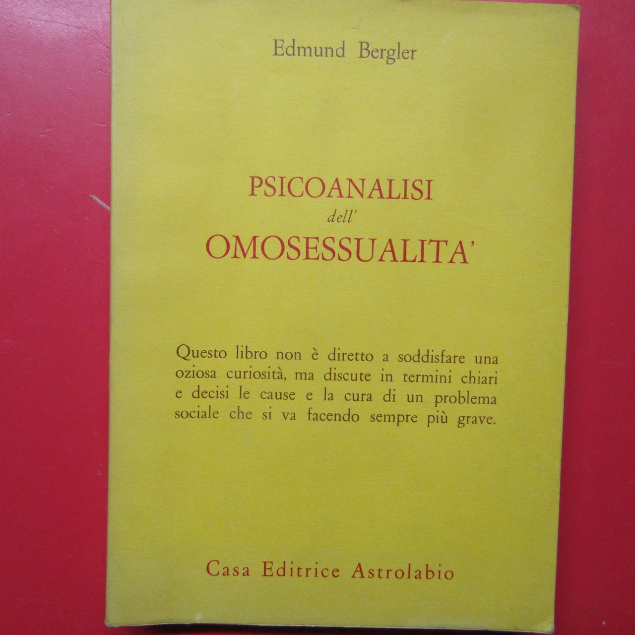 Psicoanalisi dell'omosessualità | Immagine principale