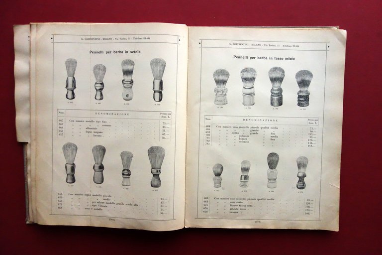 Giovanni Soffientini Milano Catalogo Generale Profumeria Toeletta Gennaio 1933