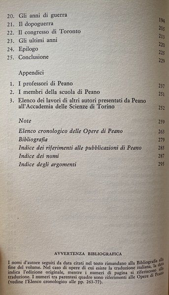 PEANO: STORIA DI UN MATEMATICO