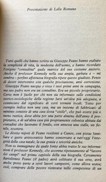 PEANO: STORIA DI UN MATEMATICO
