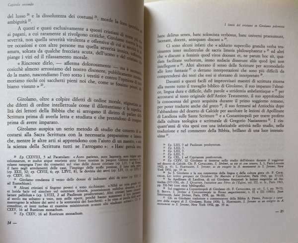 MOTIVI UMANI E CRISTIANI NELL'EPISTOLARIO DI S. SAN GIROLAMO