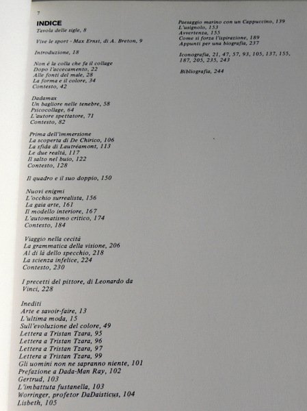 DALL'ETÀ DELL'ANGOSCIA ALL'INFANZIA DELL'ARTE. MAX ERNST DADA E SURREALISTA