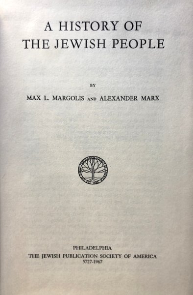 A HISTORY OF THE JEWISH PEOPLE