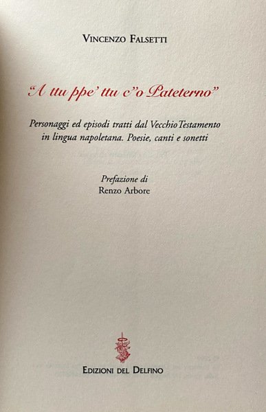 'A TTU PPE' TTU C'O PATETERNO. PERSONAGGI ED EPISODI TRATTI …