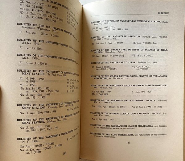 A UNION LIST OF AMERICAN PERIODICALS IN ITALY