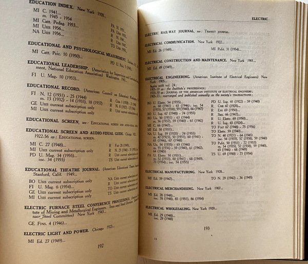 A UNION LIST OF AMERICAN PERIODICALS IN ITALY