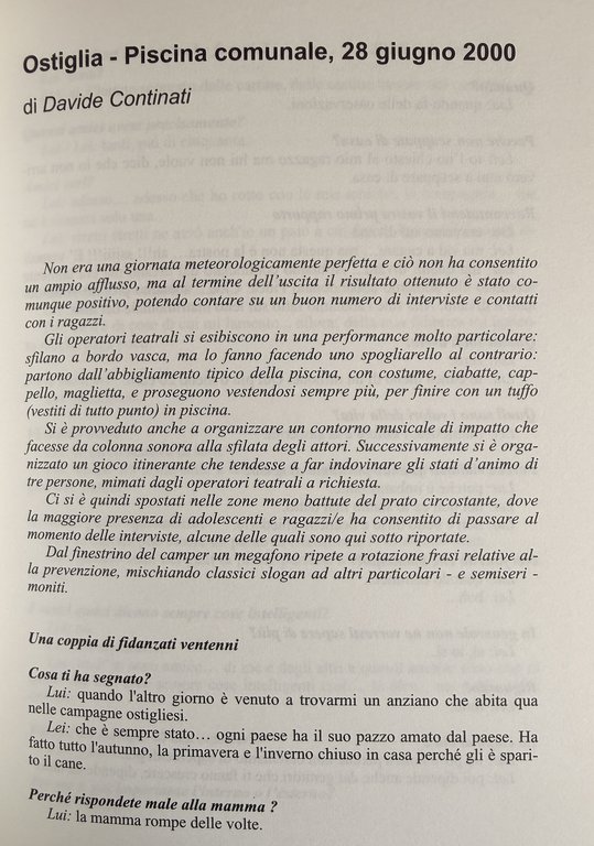 ABITARE LE RELAZIONI CON I GIOVANI CAMPER, CITTÀ-TENDE E ALTRO. … | Immagine Gallery 16