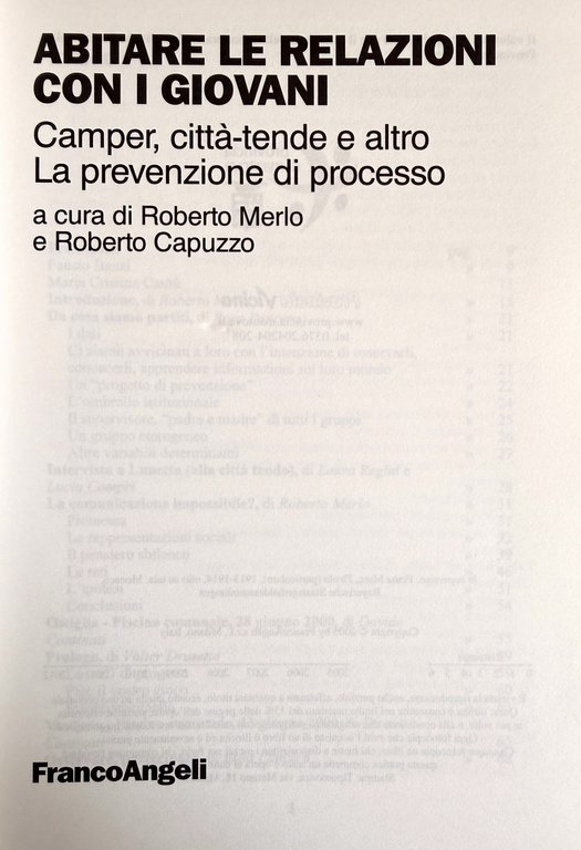 ABITARE LE RELAZIONI CON I GIOVANI CAMPER, CITTÀ-TENDE E ALTRO. … | Immagine Gallery 6