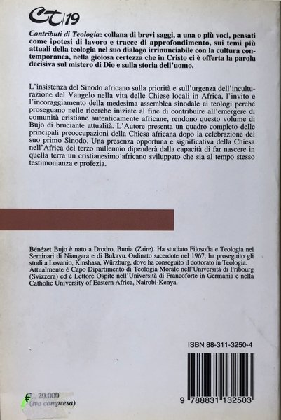 AFRICA E MORALE CRISTIANA. UN PROCESSO DI INCULTURAZIONE