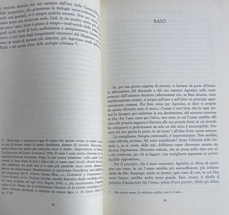 AGOSTINISMO E TEOLOGIA MODERNA. SOPRANNATURALE (OPERA OMNIA. VOLUME 12)