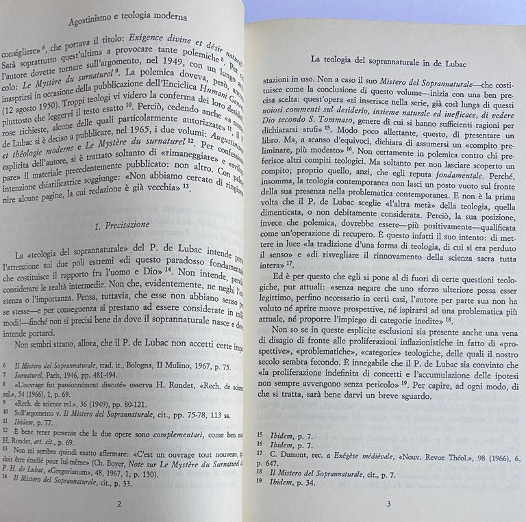 AGOSTINISMO E TEOLOGIA MODERNA. SOPRANNATURALE (OPERA OMNIA. VOLUME 12)