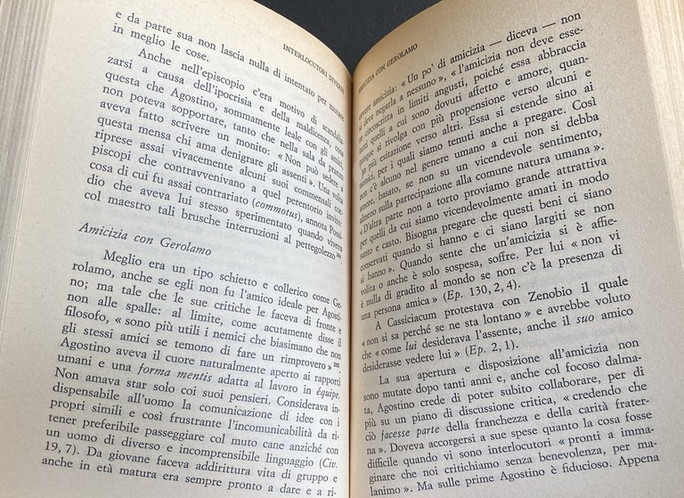 AGOSTINO: MESSAGGIO DI UNA VITA