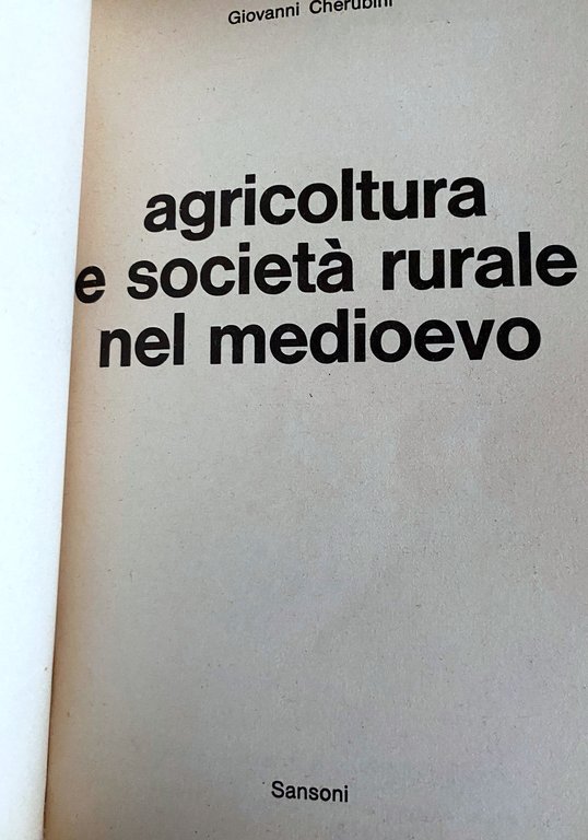 AGRICOLTURA E SOCIETÀ RURALE NEL MEDIOEVO | Immagine Gallery 8