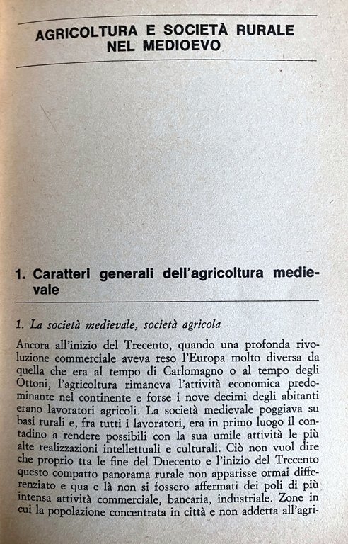 AGRICOLTURA E SOCIETÀ RURALE NEL MEDIOEVO | Immagine Gallery 9