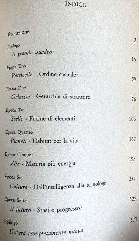 ALBA COSMICA. L'ORIGINE DELLA MATERIA E DELLA VITA