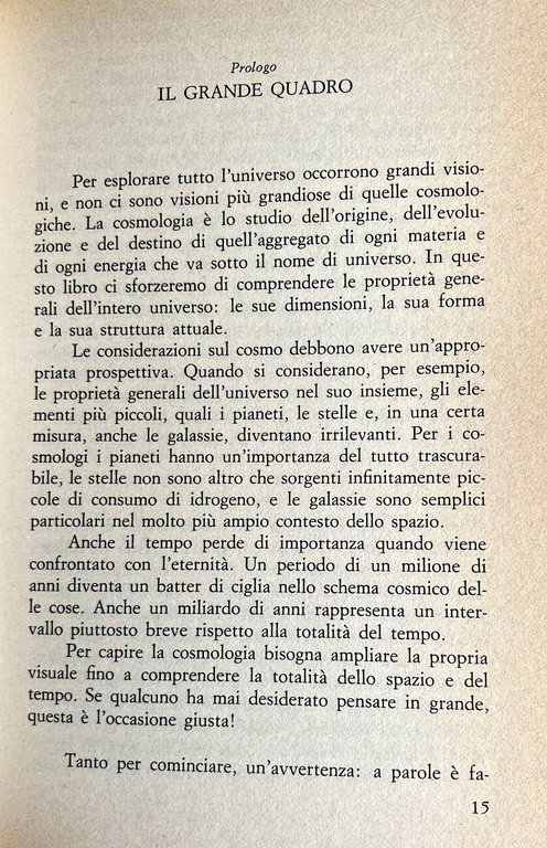 ALBA COSMICA. L'ORIGINE DELLA MATERIA E DELLA VITA
