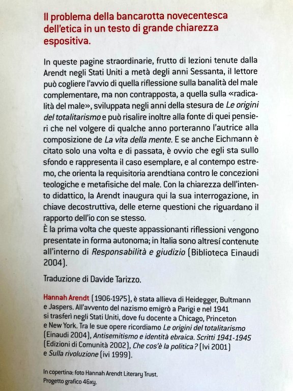 ALCUNE QUESTIONI DI FILOSOFIA MORALE