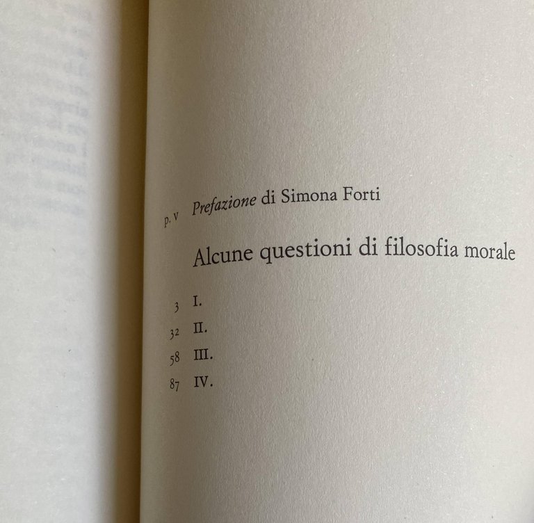 ALCUNE QUESTIONI DI FILOSOFIA MORALE