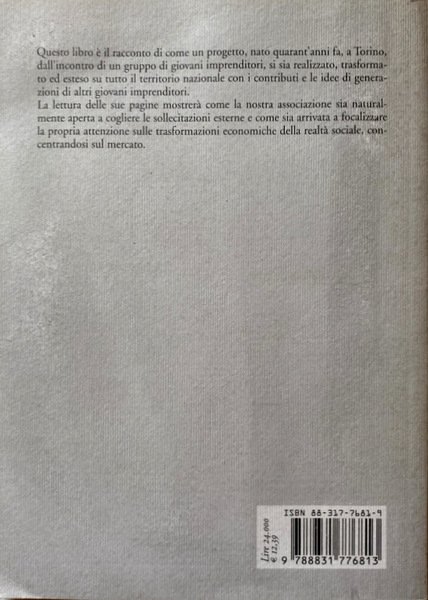 ALLA RICERCA DI UNA POLITICA PER L'INDUSTRIA. L'ESPERIENZA DEL GRUPPO …