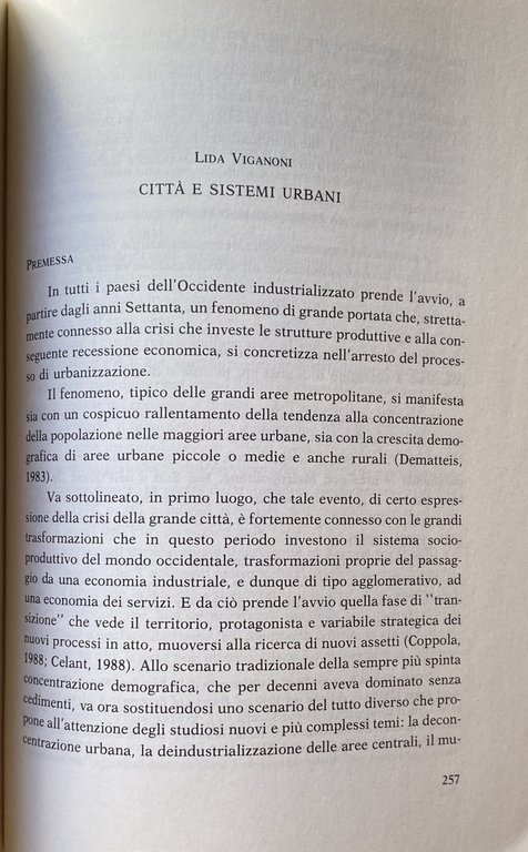 AMBIENTE, INDUSTRIA, CITTÀ. CONTRIBUTI GEOGRAFICI