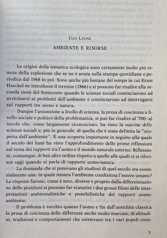 AMBIENTE, INDUSTRIA, CITTÀ. CONTRIBUTI GEOGRAFICI