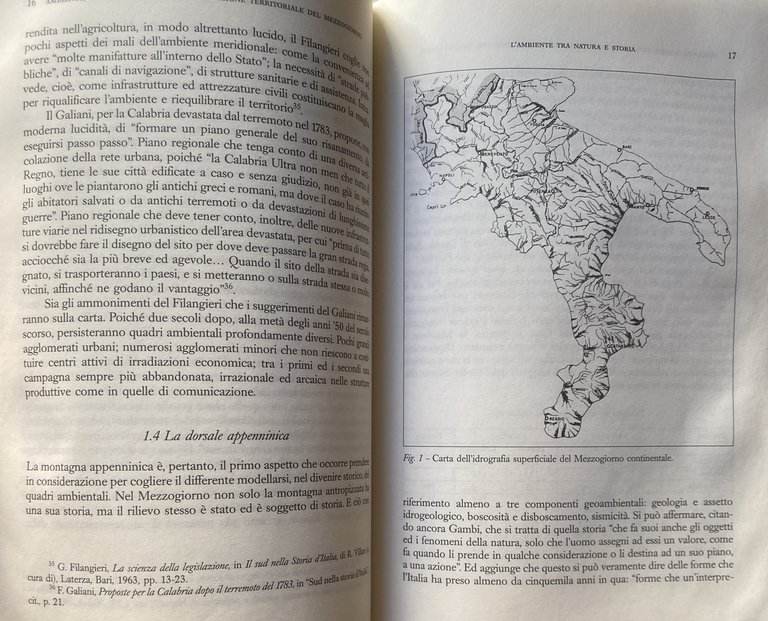 AMBIENTE, UOMINI, CITTÀ NELL'ORGANIZZAZIONE TERRITORIALE DEL MEZZOGIORNO