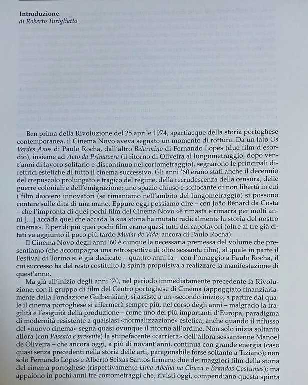 AMORI DI PERDIZIONE. STORIE DI CINEMA PORTOGHESE 1970-1999